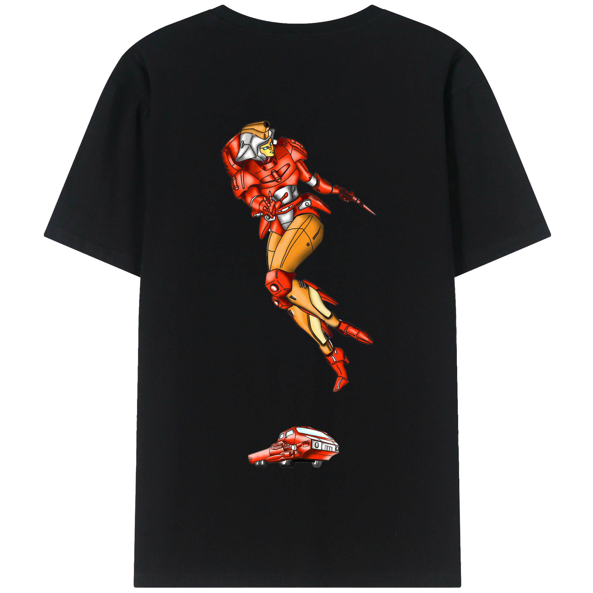 （画像用）  綿100％半袖Tシャツ（背面プリント）