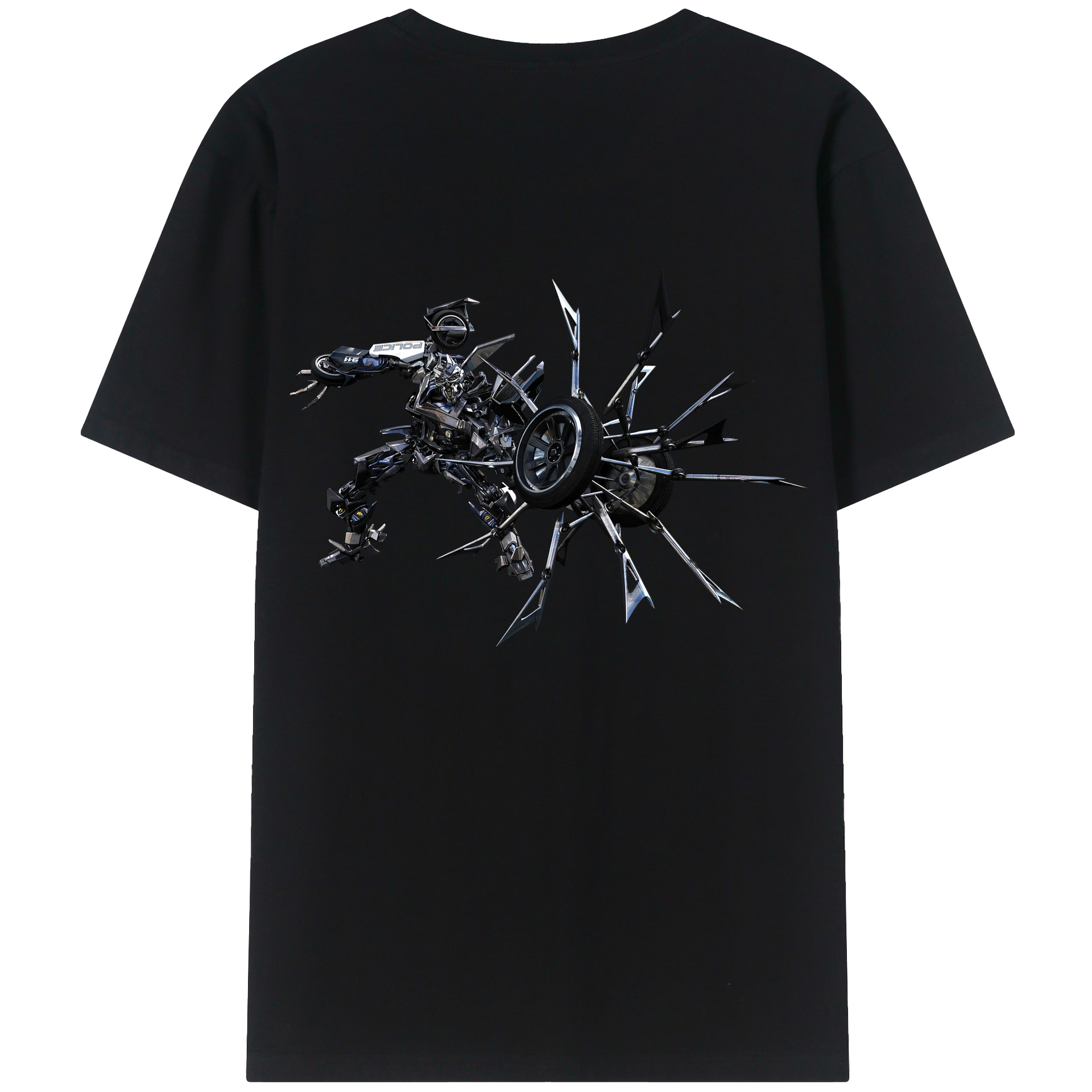 （画像用）  綿100％半袖Tシャツ（背面プリント）