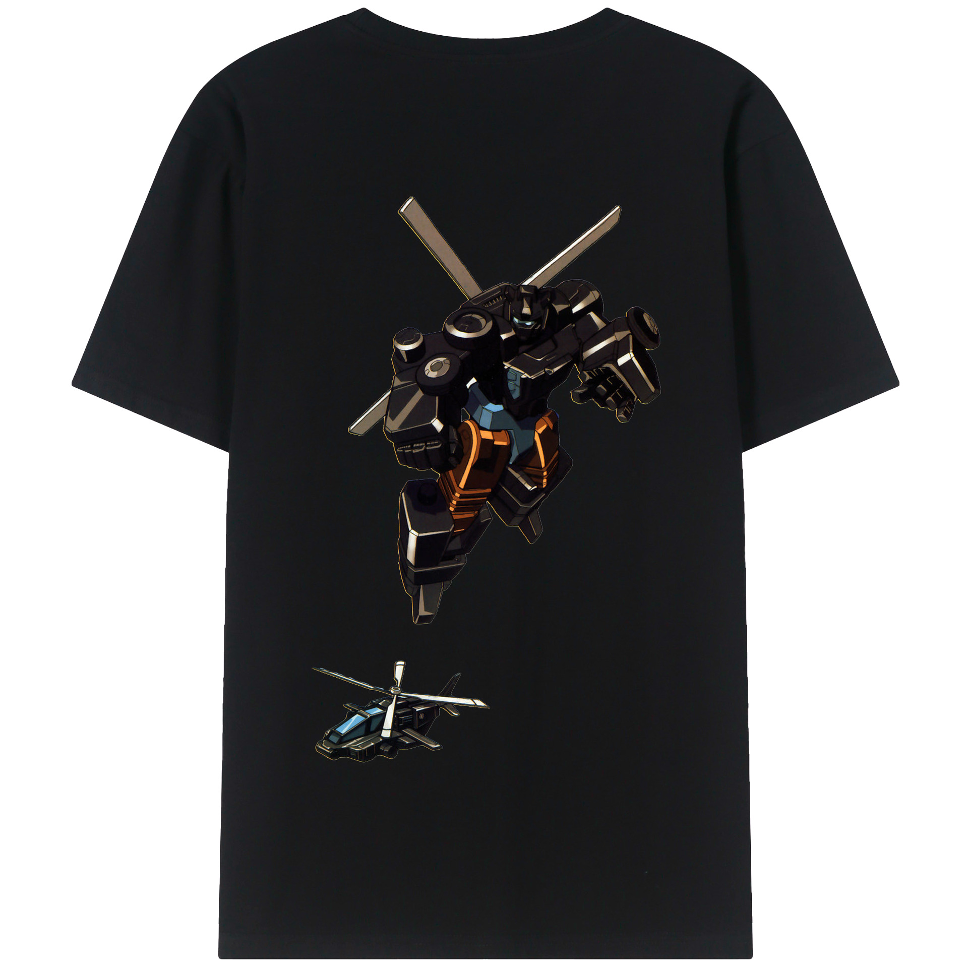 （画像用）  綿100％半袖Tシャツ（背面プリント）
