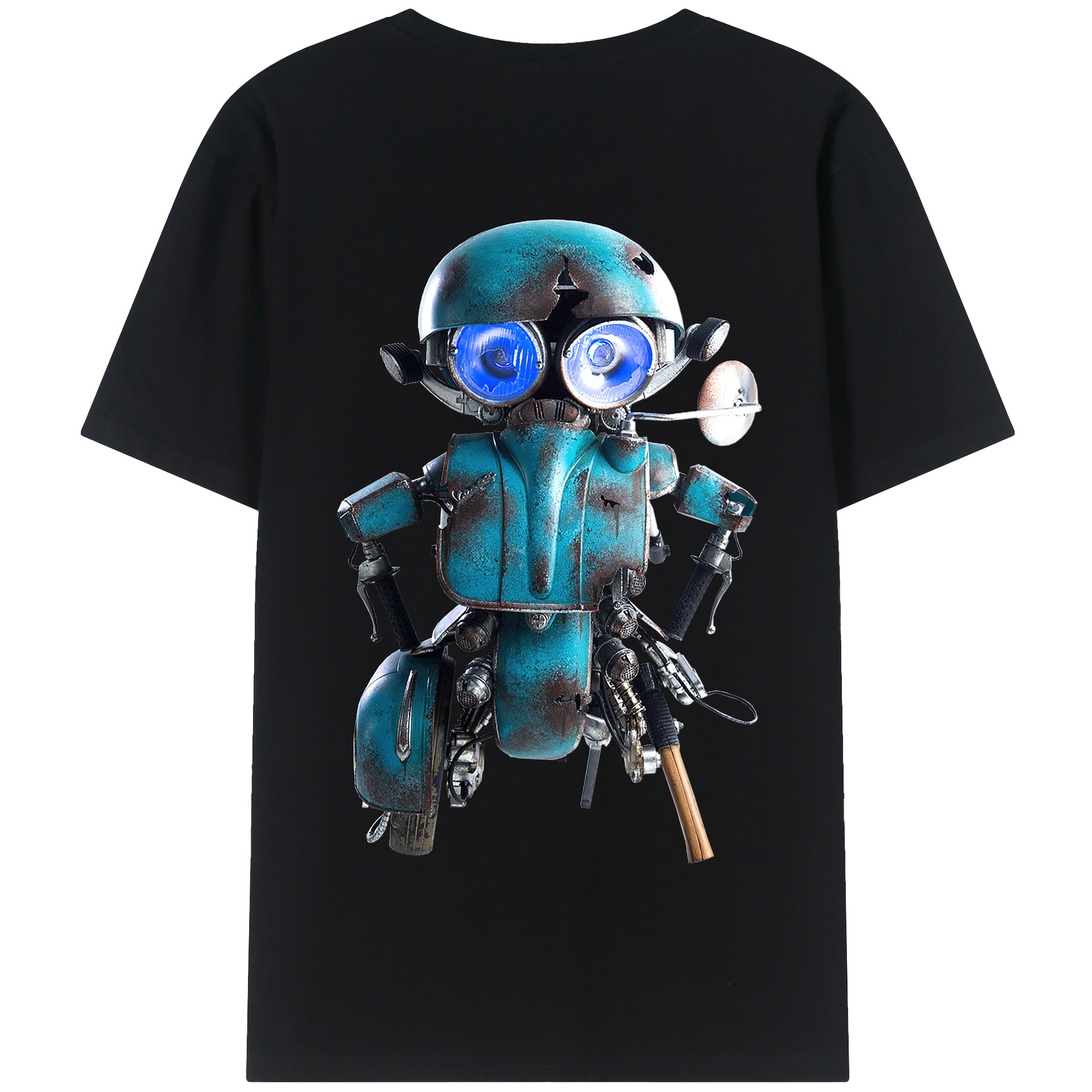 （画像用）  綿100％半袖Tシャツ（背面プリント）
