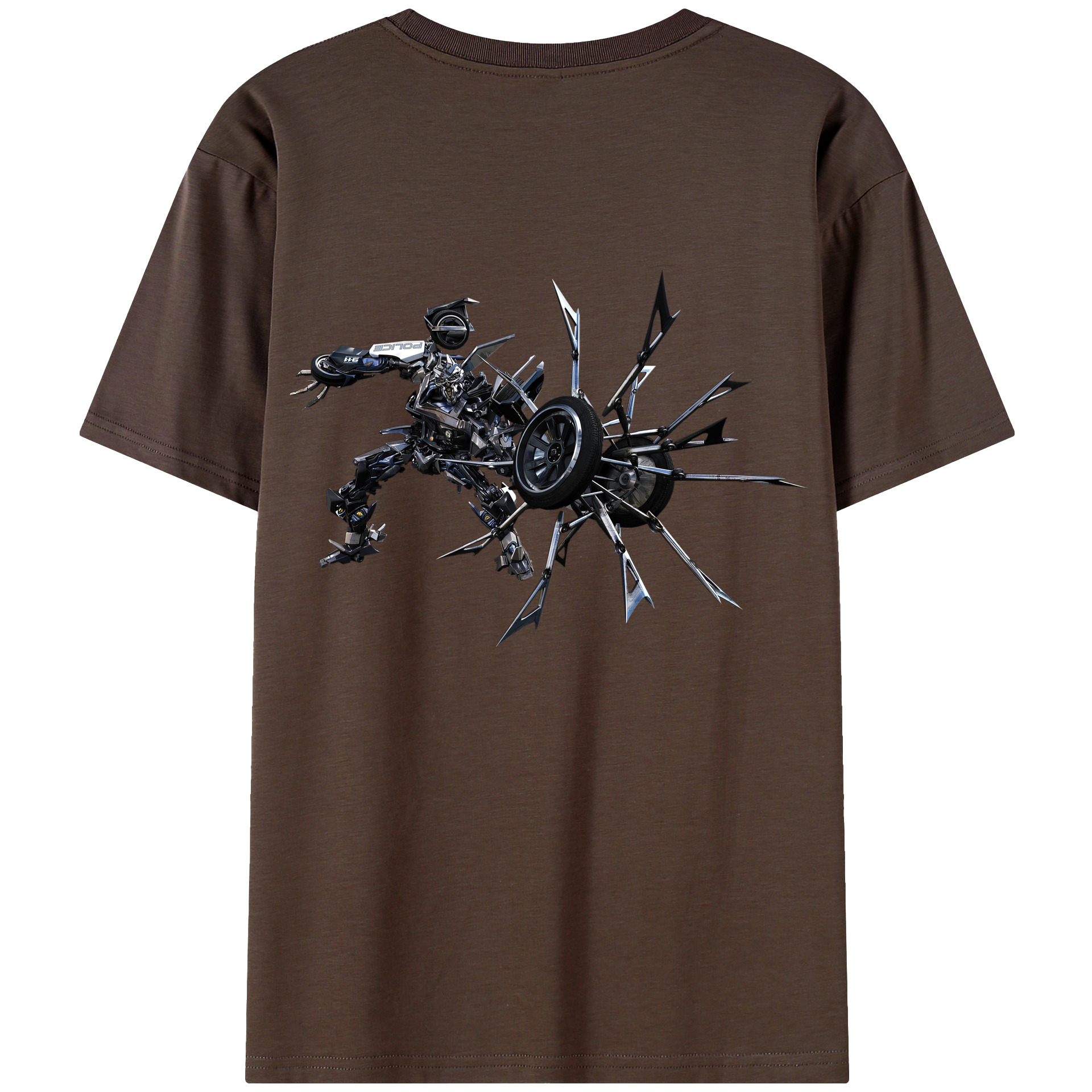 （画像用）  綿100％半袖Tシャツ（背面プリント）