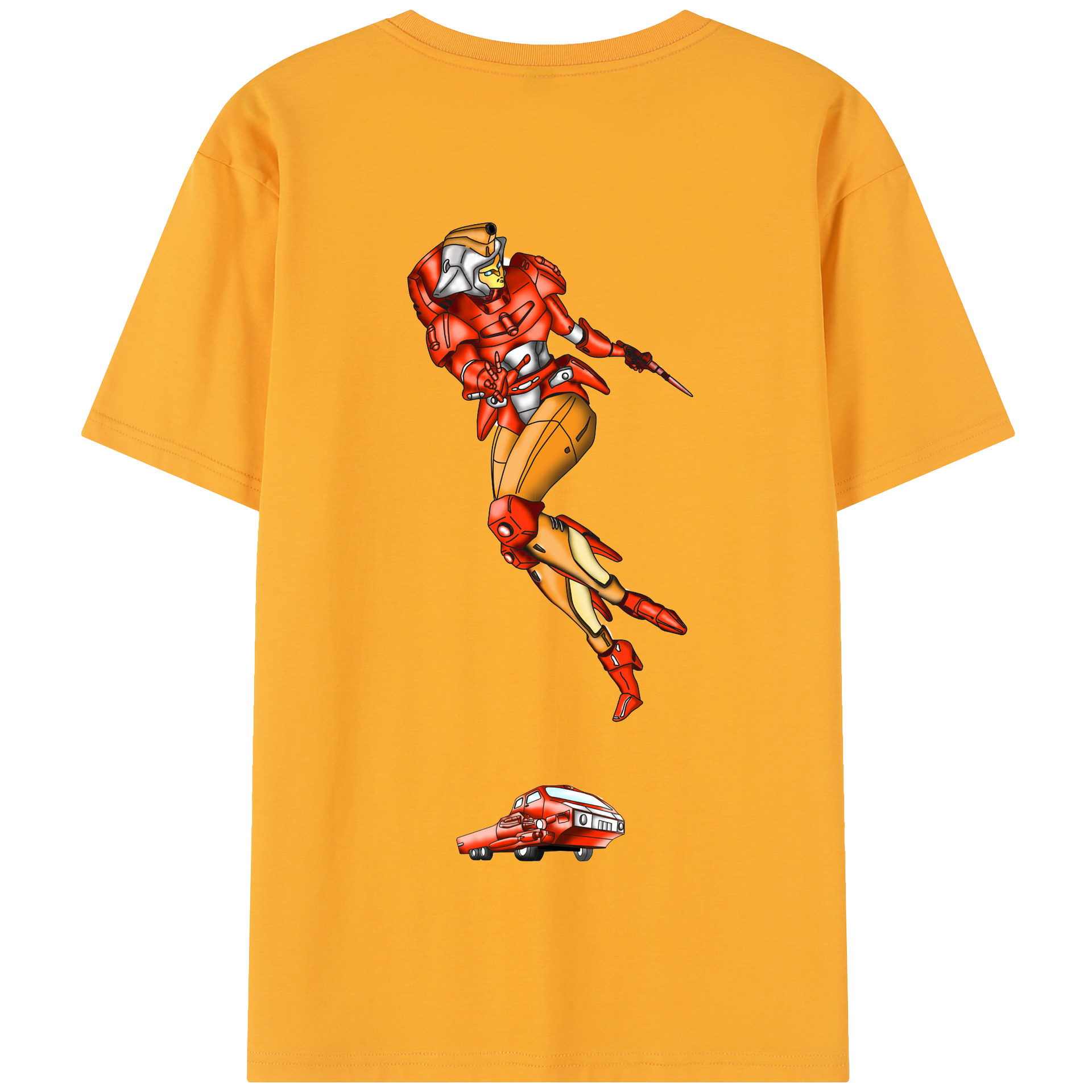 （画像用）  綿100％半袖Tシャツ（背面プリント）