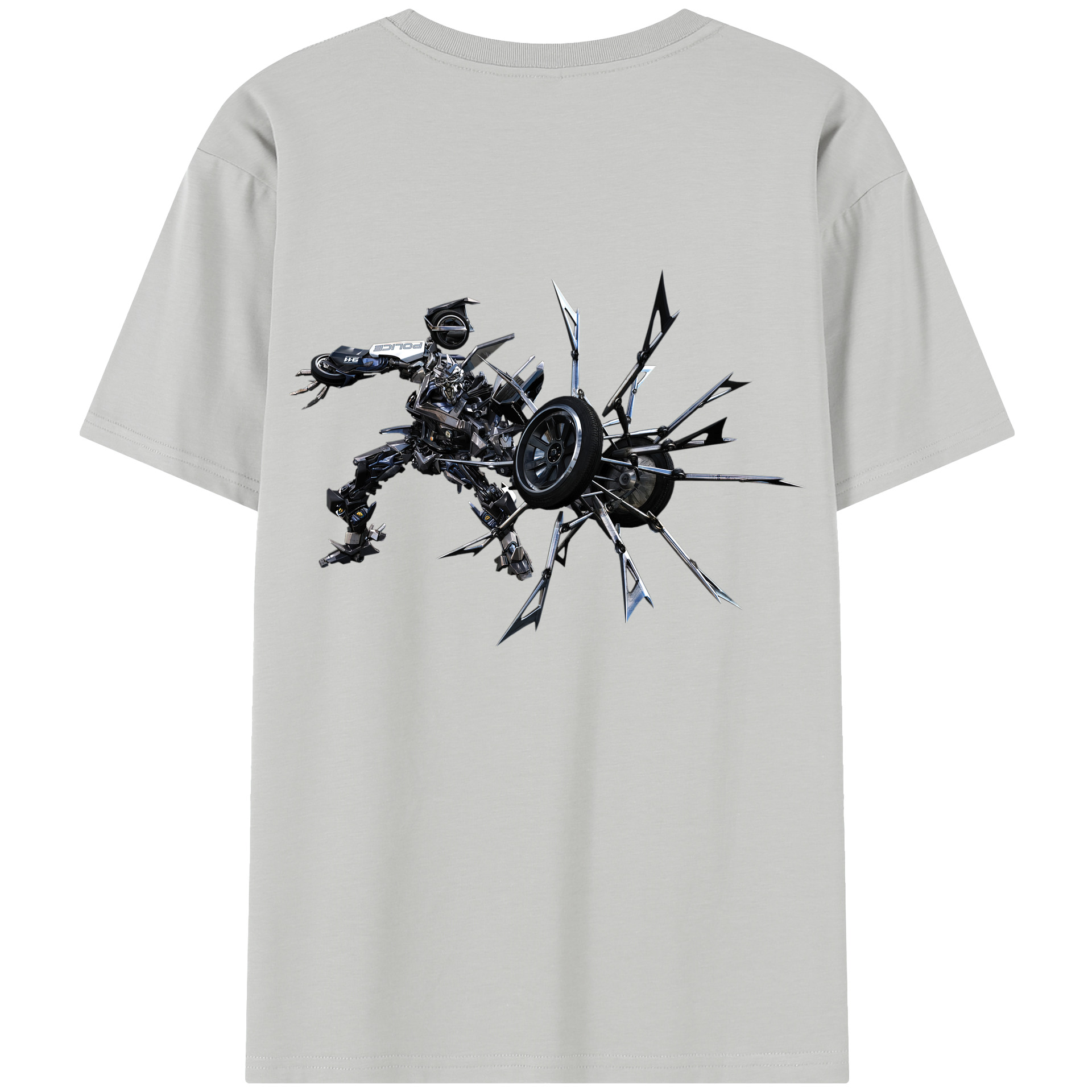 （画像用）  綿100％半袖Tシャツ（背面プリント）
