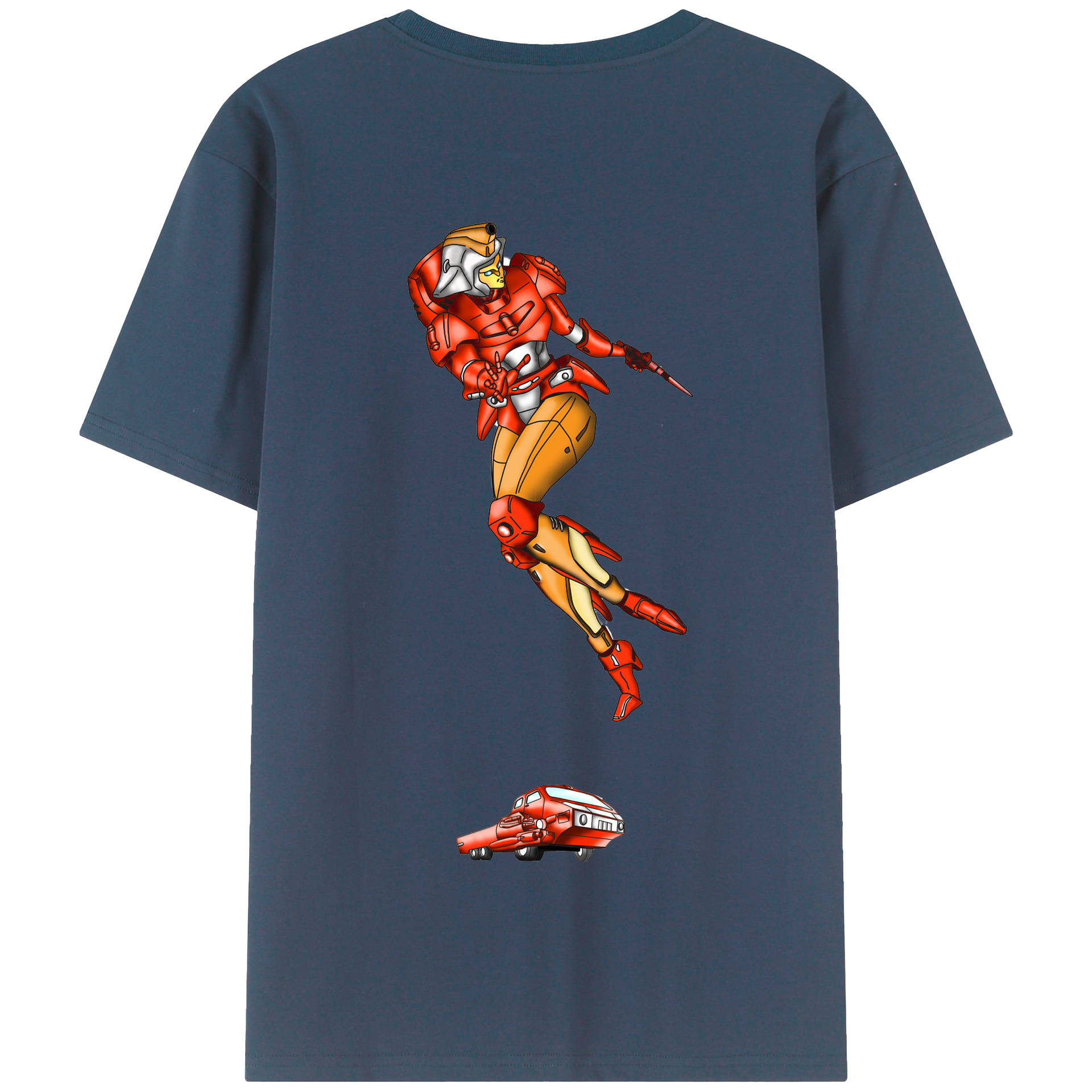 （画像用）  綿100％半袖Tシャツ（背面プリント）
