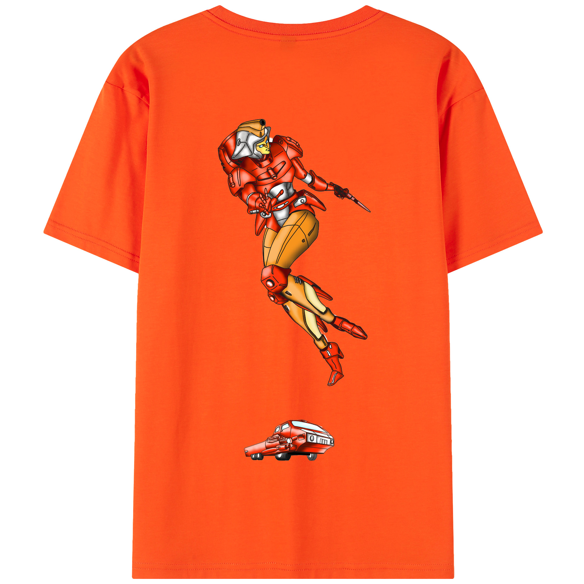 （画像用）  綿100％半袖Tシャツ（背面プリント）