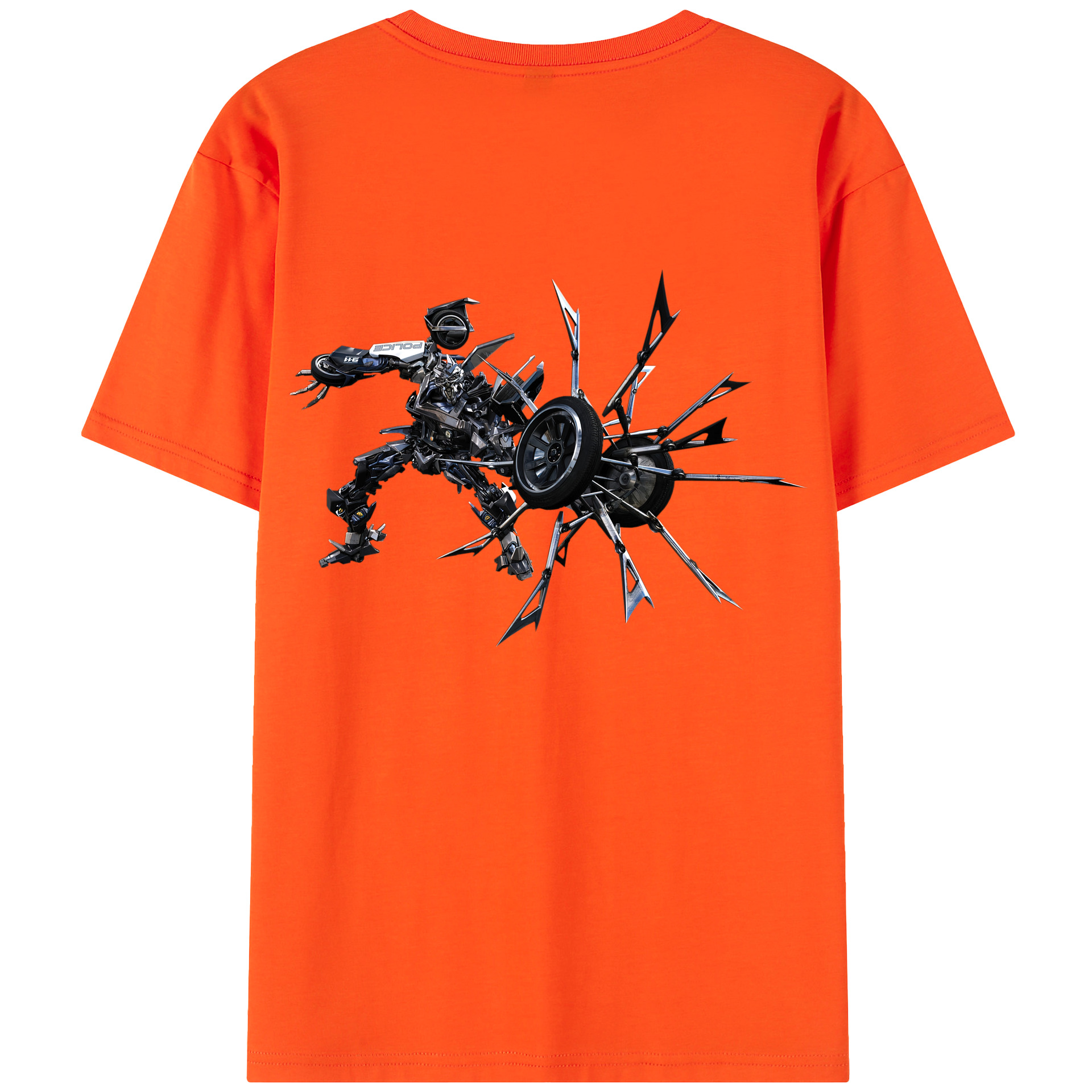 （画像用）  綿100％半袖Tシャツ（背面プリント）