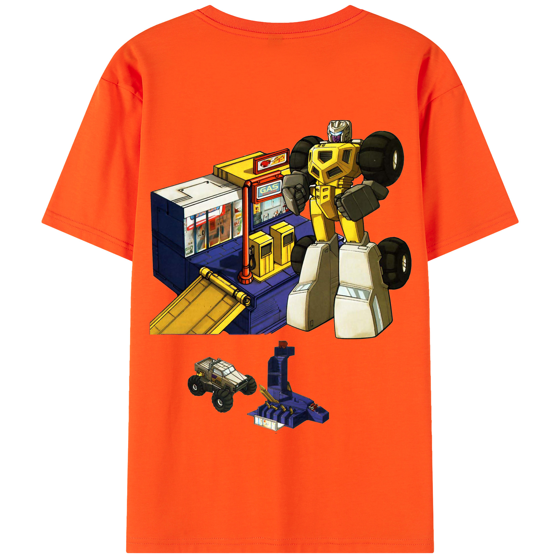 （画像用）  綿100％半袖Tシャツ（背面プリント）