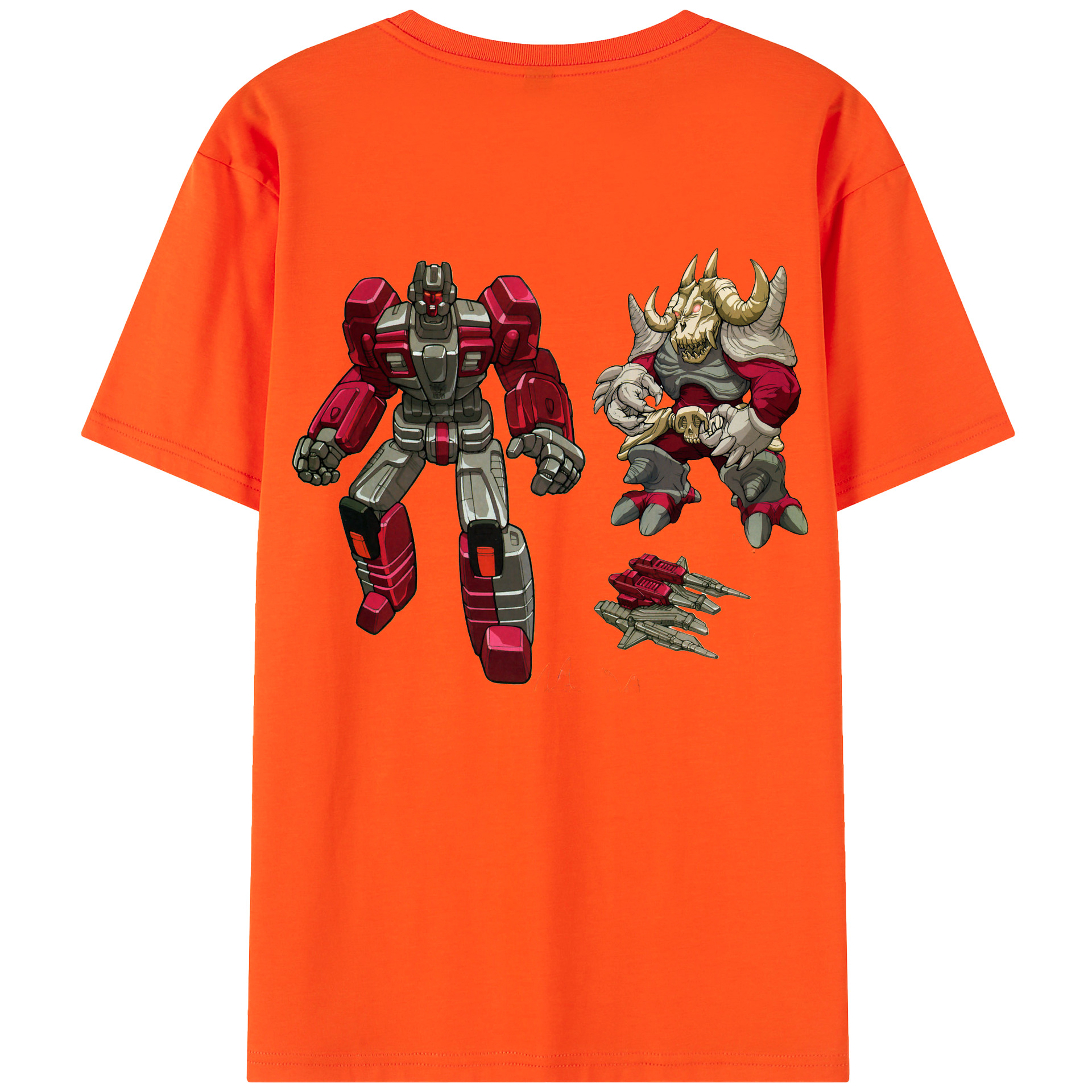 （画像用）  綿100％半袖Tシャツ（背面プリント）