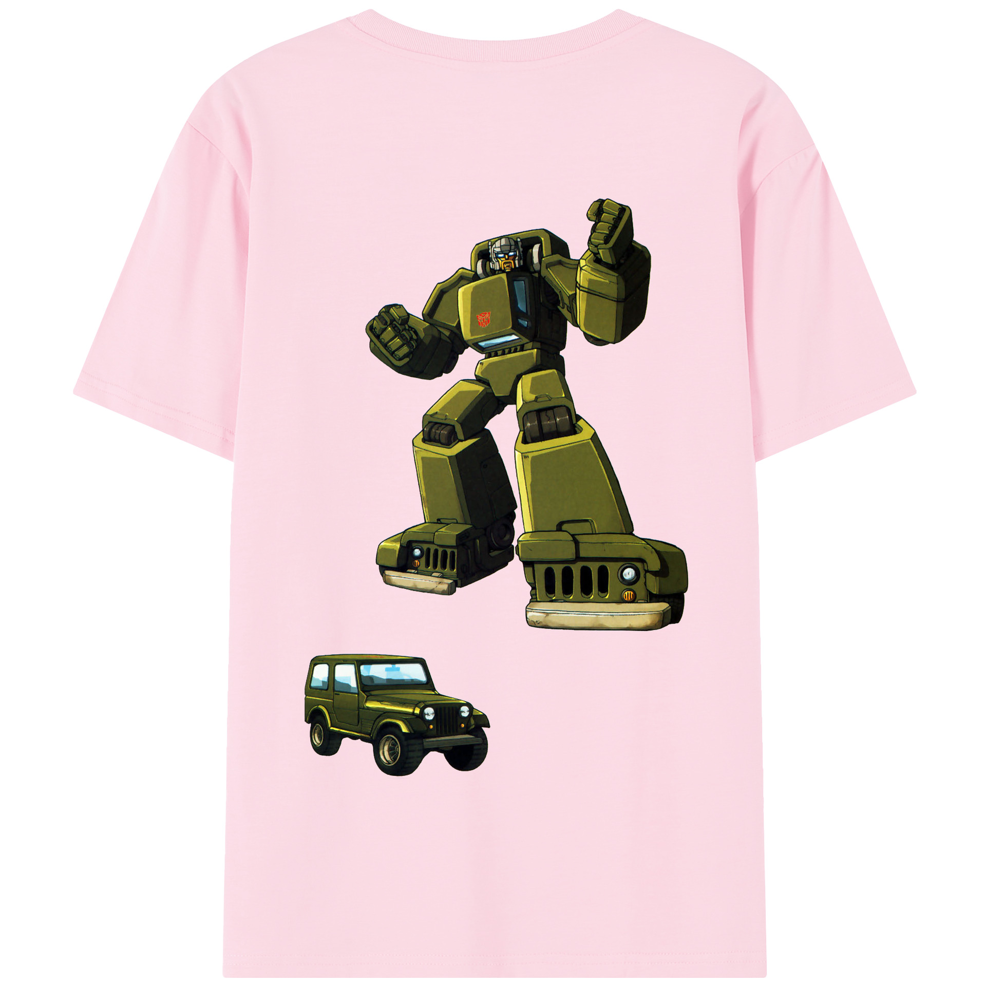 （画像用）  綿100％半袖Tシャツ（背面プリント）