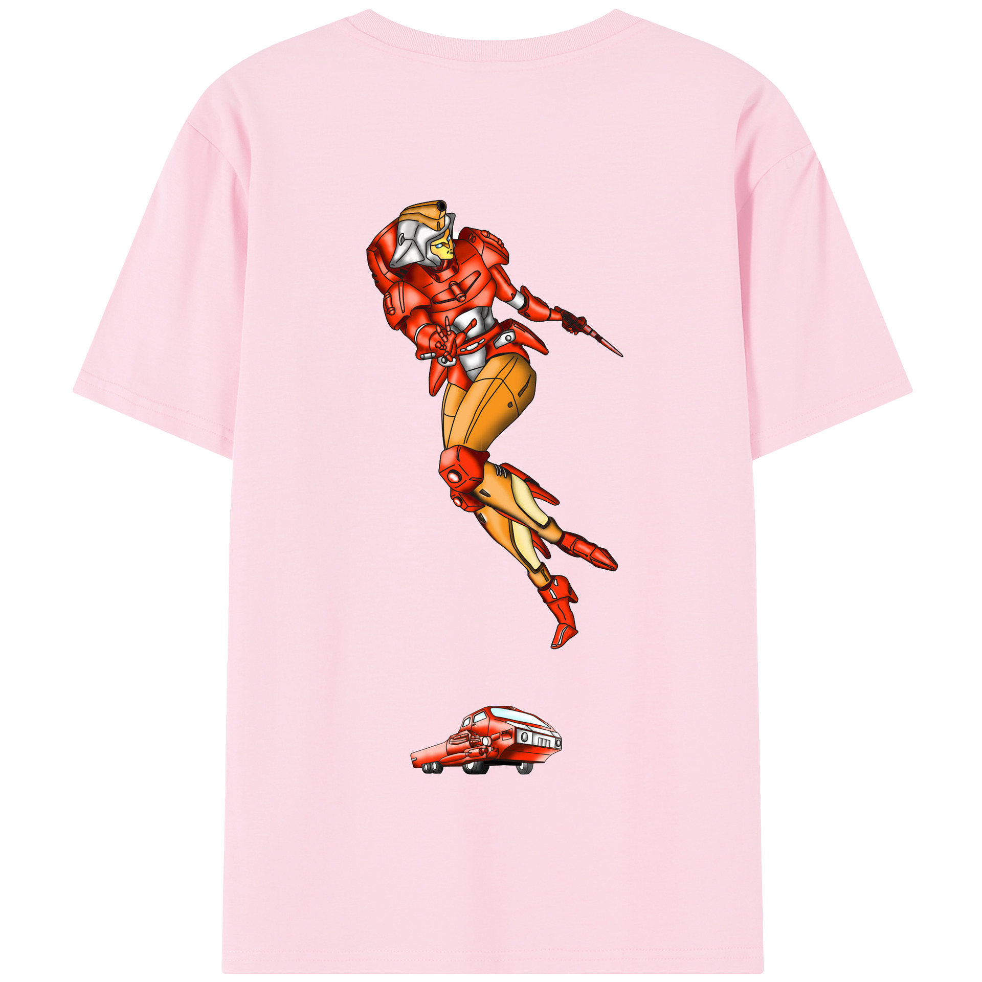 （画像用）  綿100％半袖Tシャツ（背面プリント）