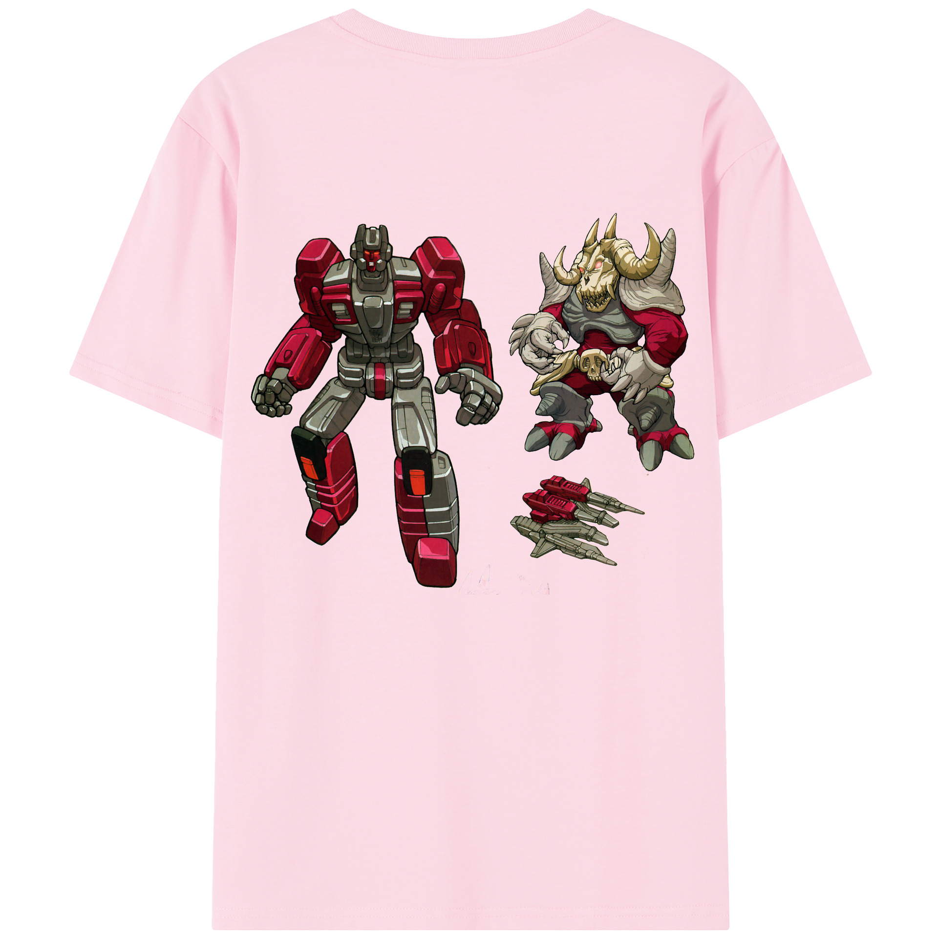 （画像用）  綿100％半袖Tシャツ（背面プリント）