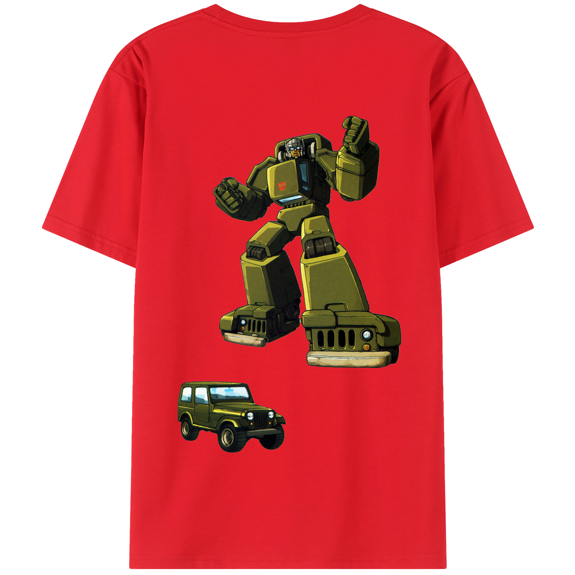 （画像用）  綿100％半袖Tシャツ（背面プリント）
