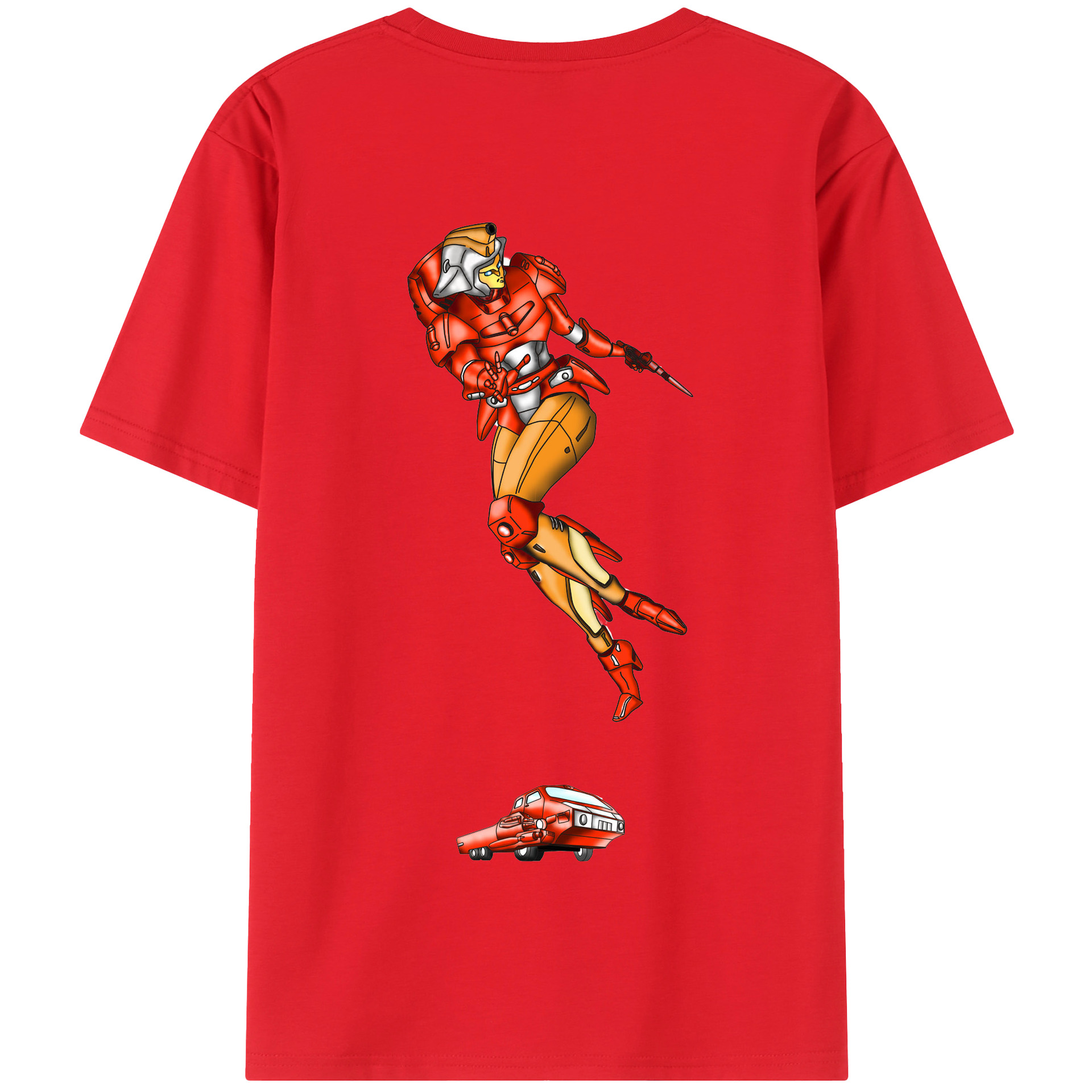 （画像用）  綿100％半袖Tシャツ（背面プリント）