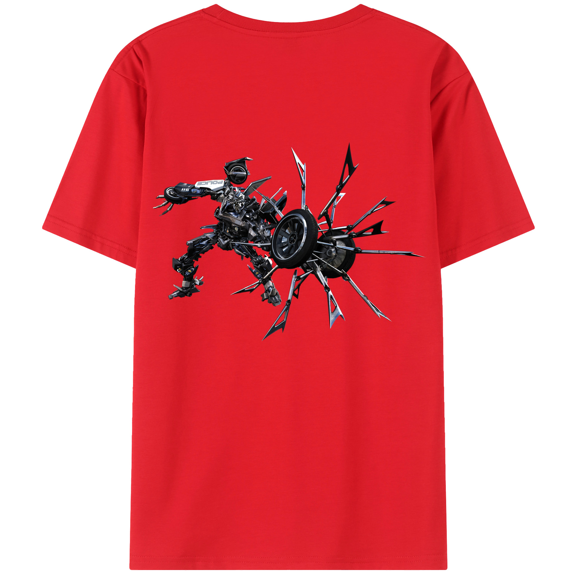 （画像用）  綿100％半袖Tシャツ（背面プリント）
