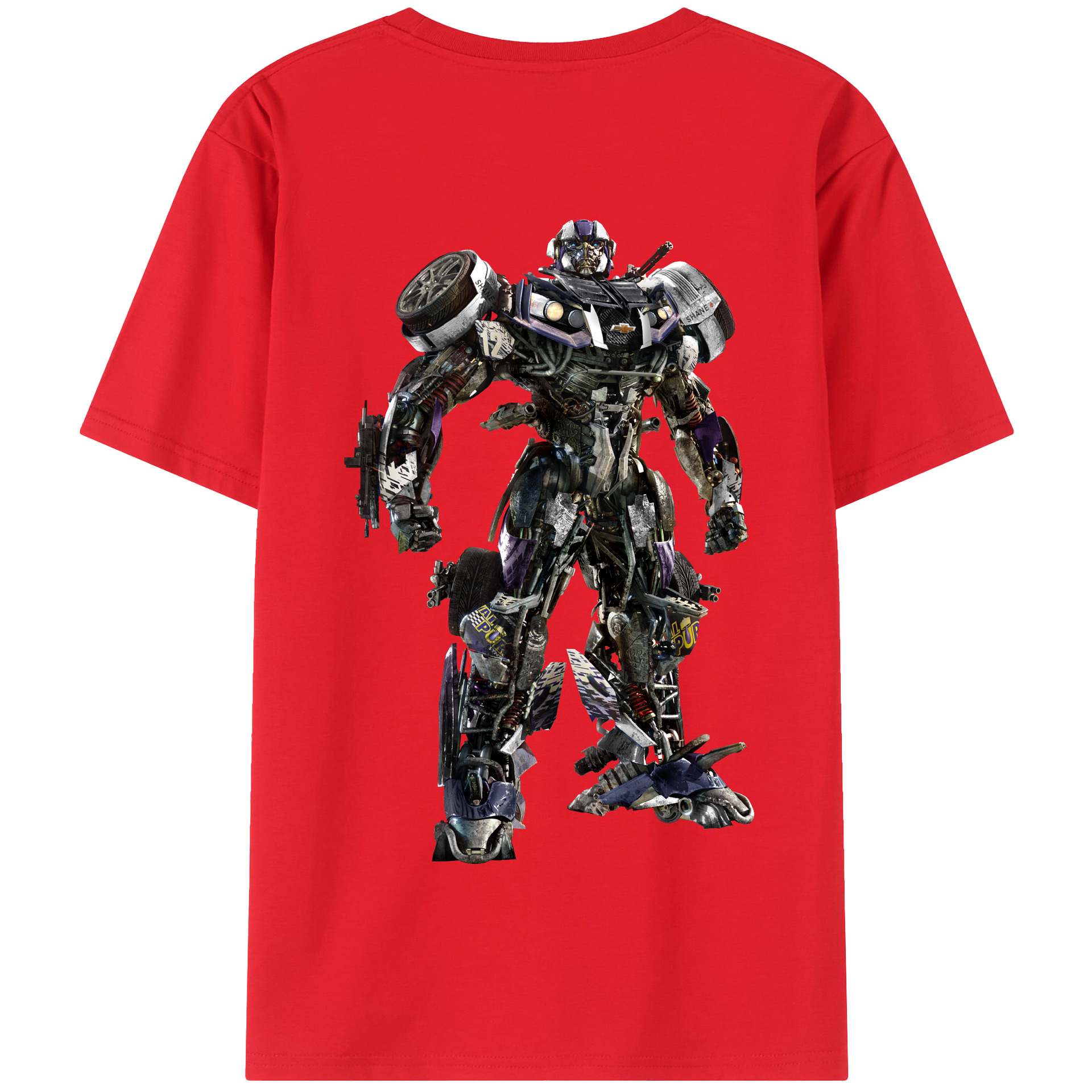 （画像用）  綿100％半袖Tシャツ（背面プリント）
