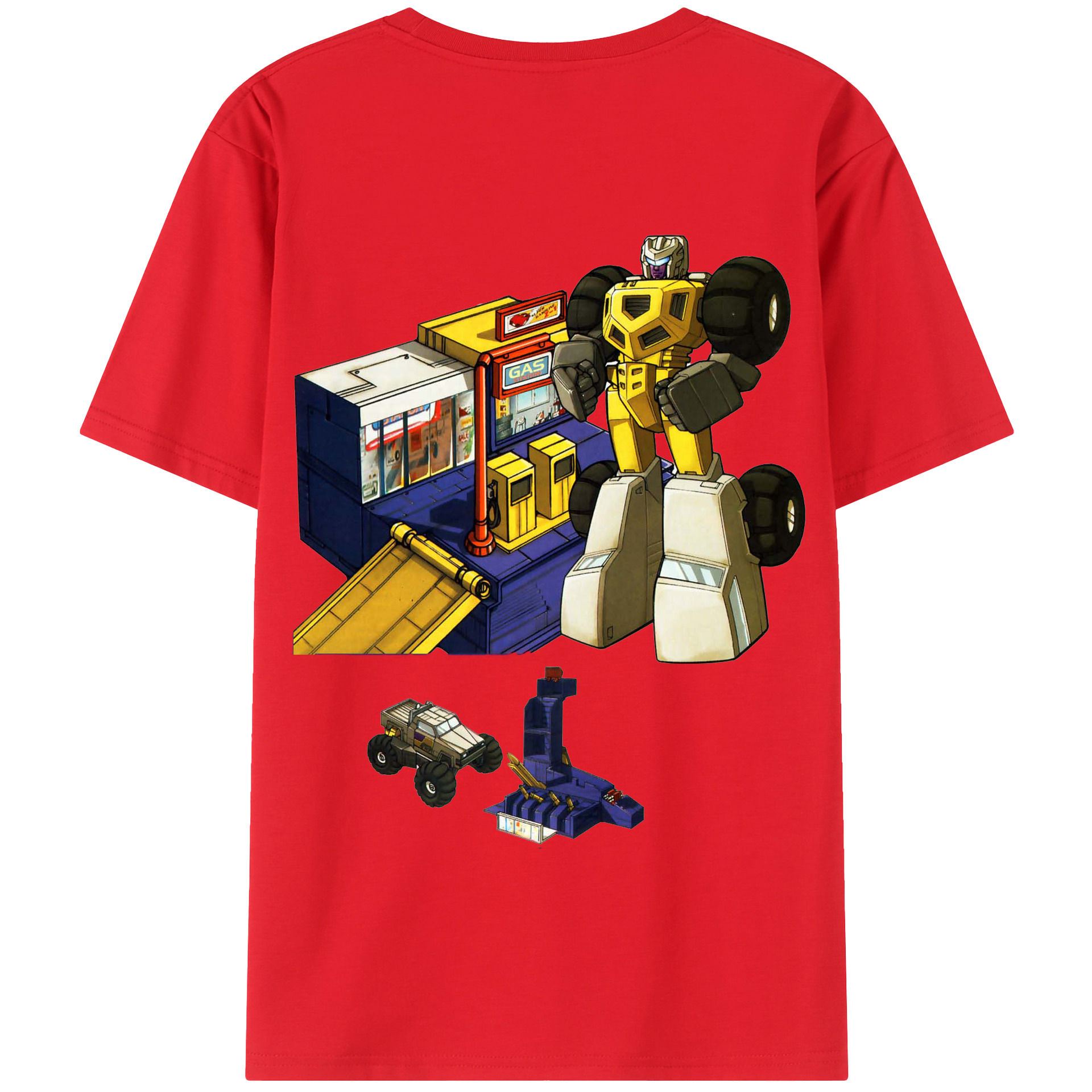 （画像用）  綿100％半袖Tシャツ（背面プリント）