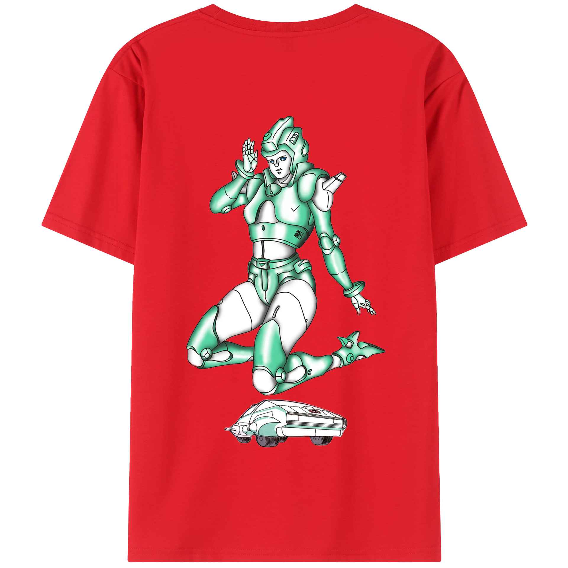 （画像用）  綿100％半袖Tシャツ（背面プリント）