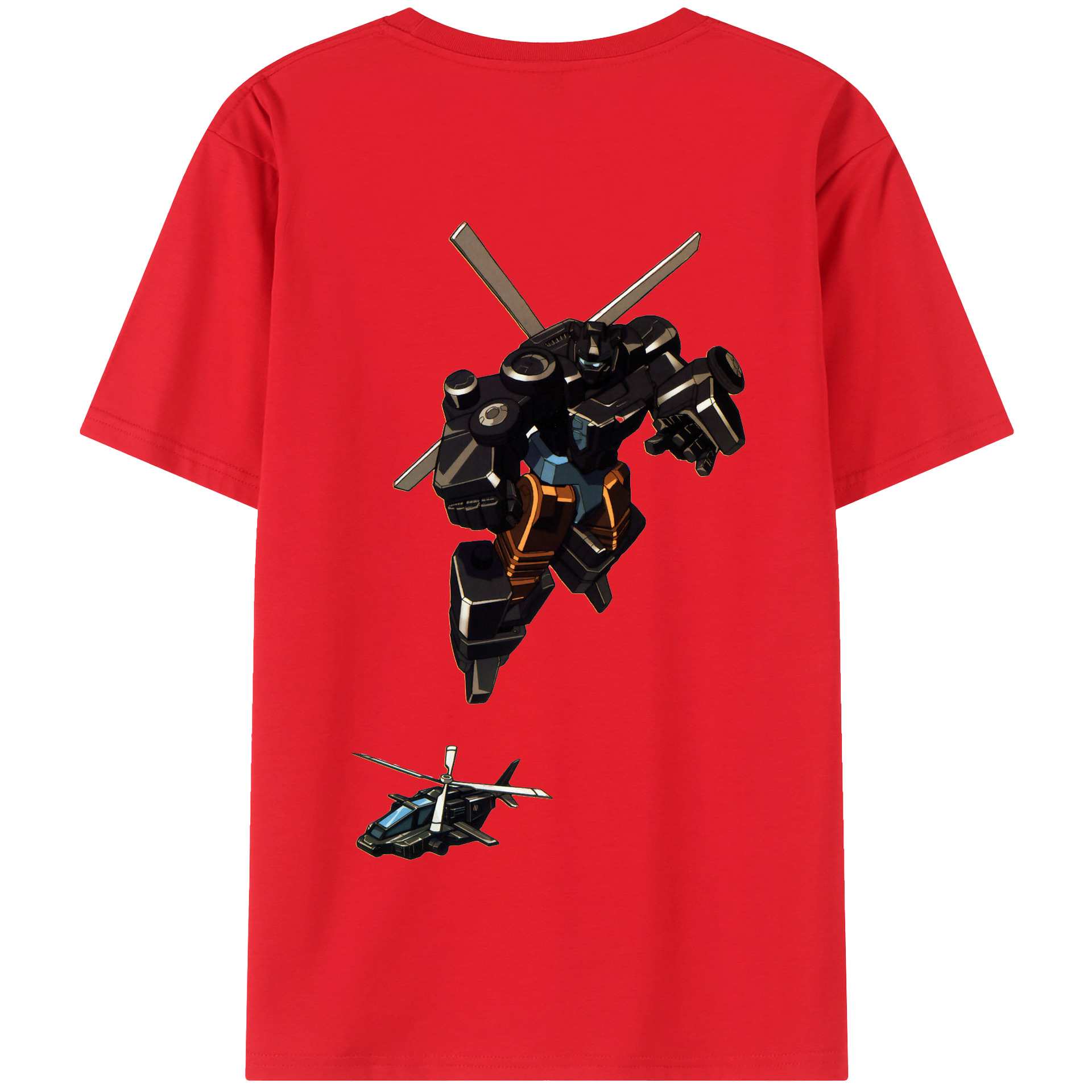 （画像用）  綿100％半袖Tシャツ（背面プリント）