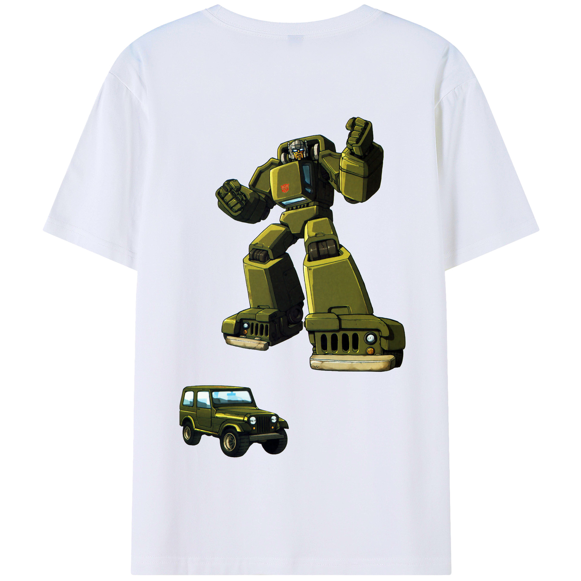 （画像用）  綿100％半袖Tシャツ（背面プリント）