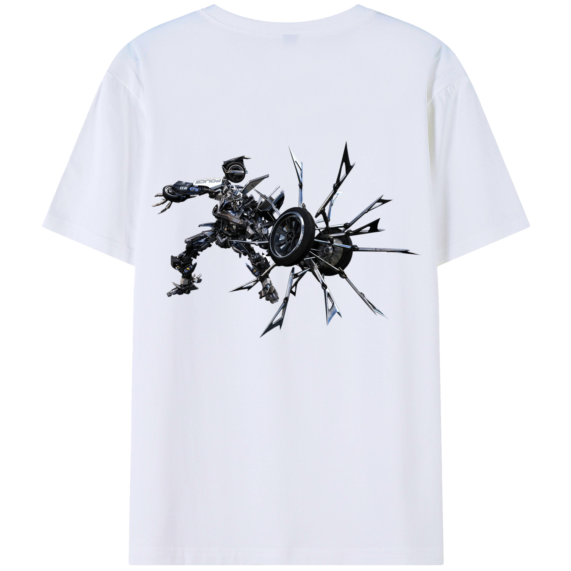 （画像用）  綿100％半袖Tシャツ（背面プリント）