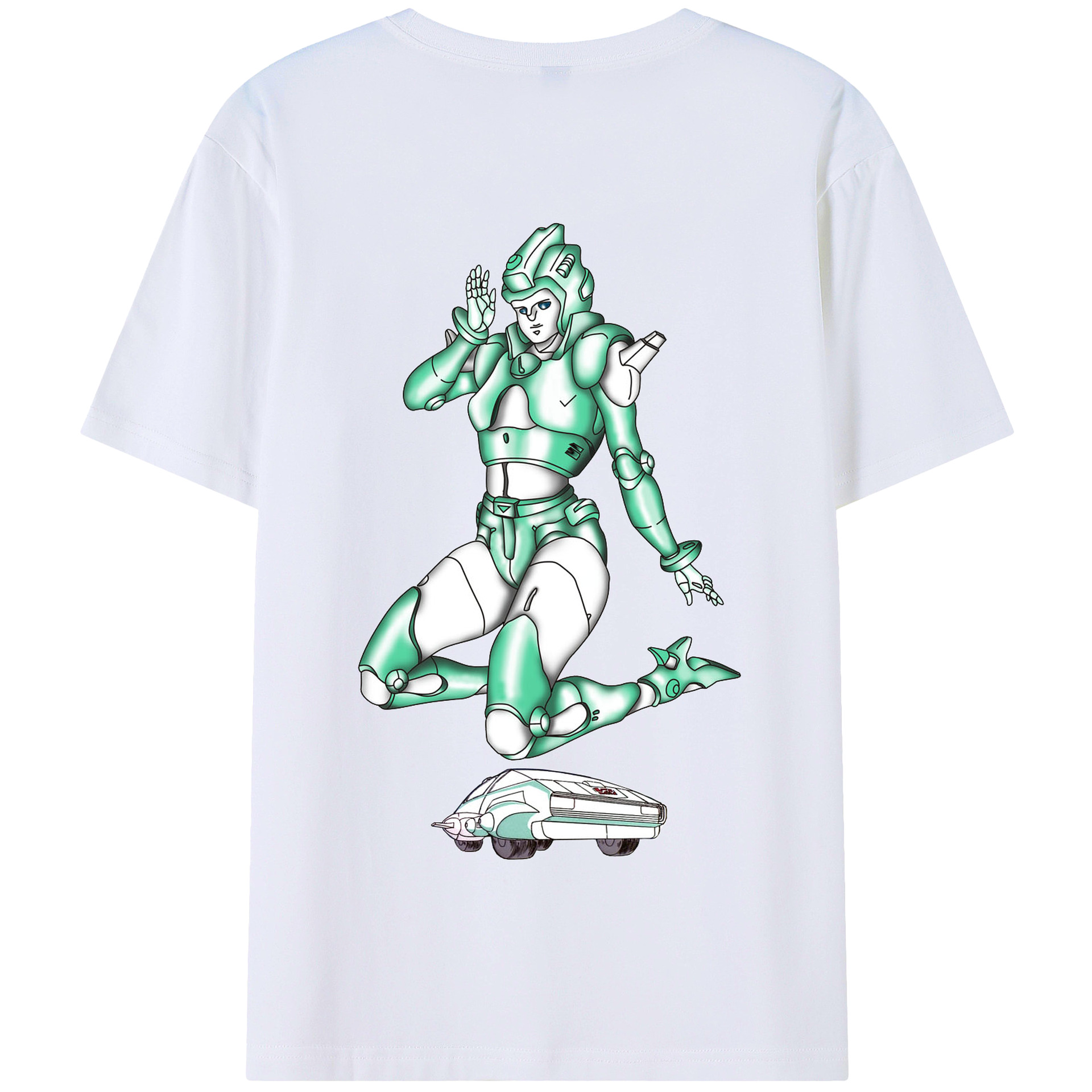 （画像用）  綿100％半袖Tシャツ（背面プリント）