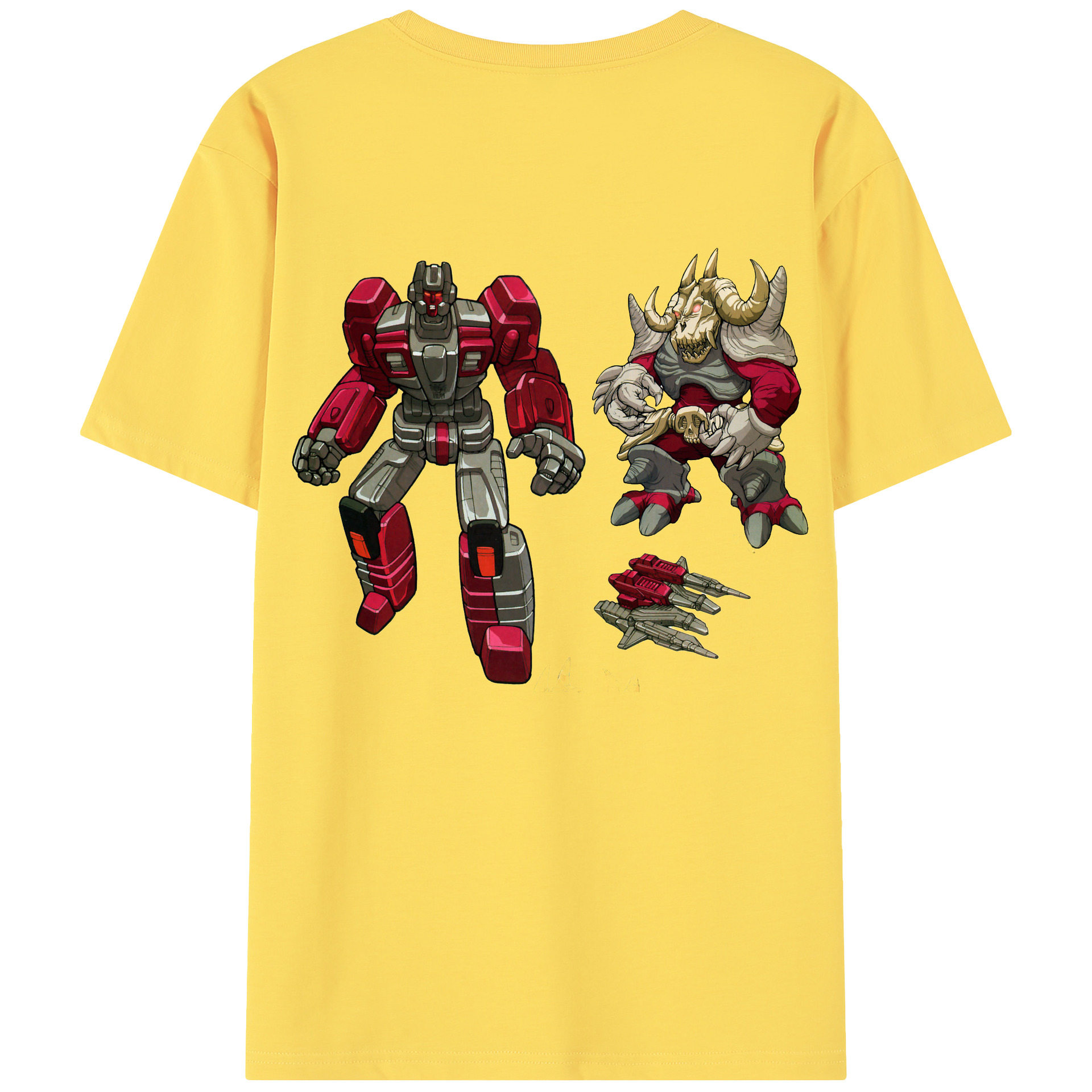 （画像用）  綿100％半袖Tシャツ（背面プリント）